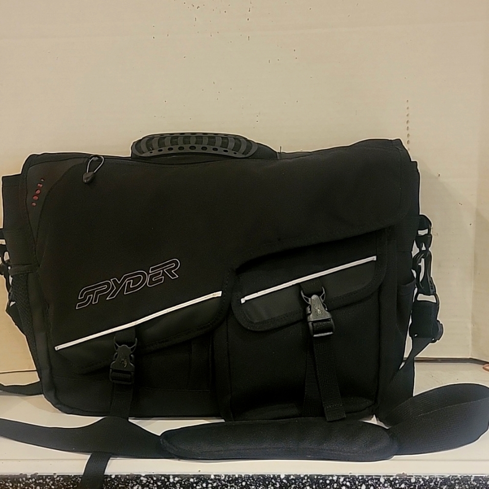 NEW -‎ SPYDER BLACK COMPUTER BOOK BAG